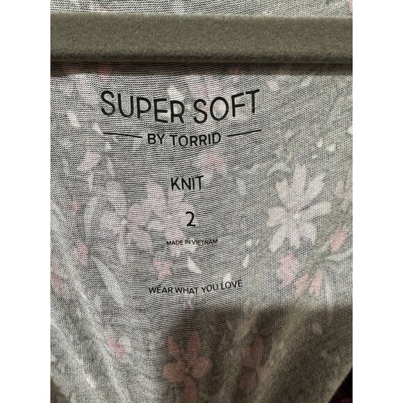 Torrid Women's Black Baby-doll Lace Super Soft Mix Tiered Button Down Top 18-20 - Picture 5 of 10